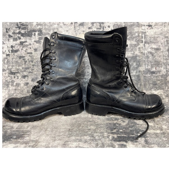 Corcoran Men 5 Field Boot Black Leather Jump ParatrooperMilitary Goth Tactical